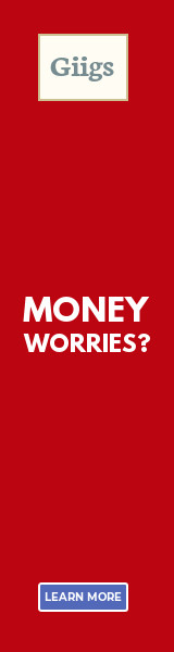 Giigs Red Background 160x600 banner