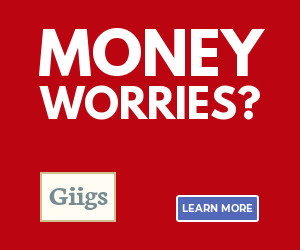 Giigs Red Background 300x250 banner