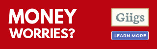 Giigs Red Background 320x100 banner