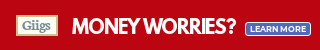 Giigs Red Background 320x50 banner