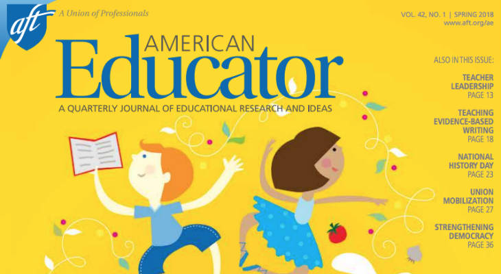American Educator magazine screenshot
