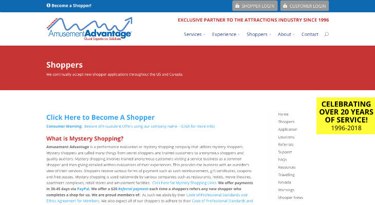 Amusement Advantage screenshot