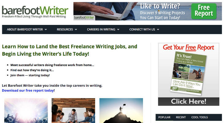 Barefoot Writer screenshot