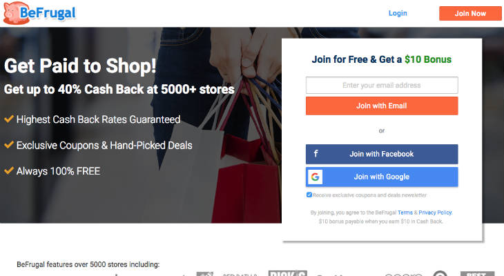 BeFrugal screenshot