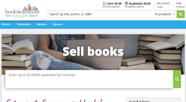 Bookstores.com screenshot