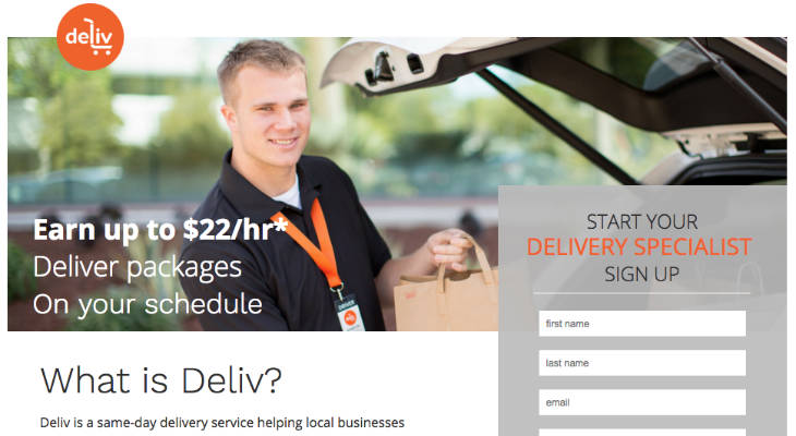 Deliv Driver screenshot