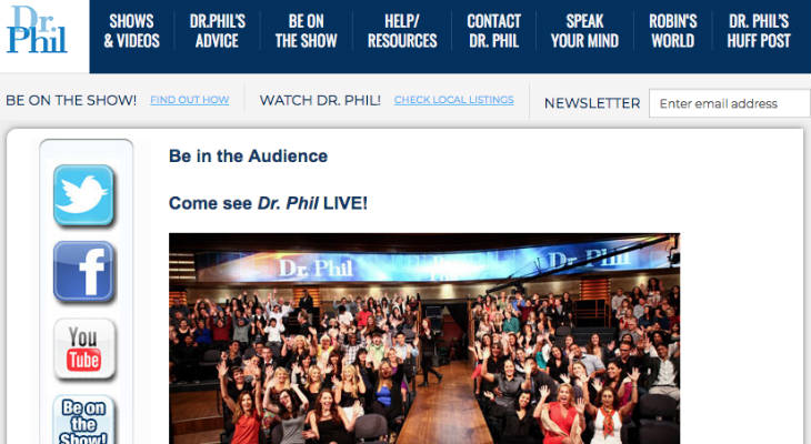 Dr. Phil Tickets screenshot