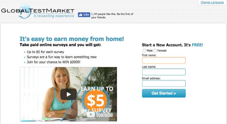 GlobalTestMarket screenshot