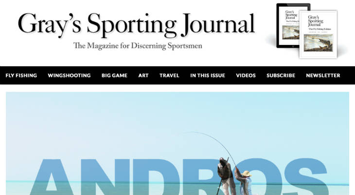 Gray's Sporting Journal screenshot