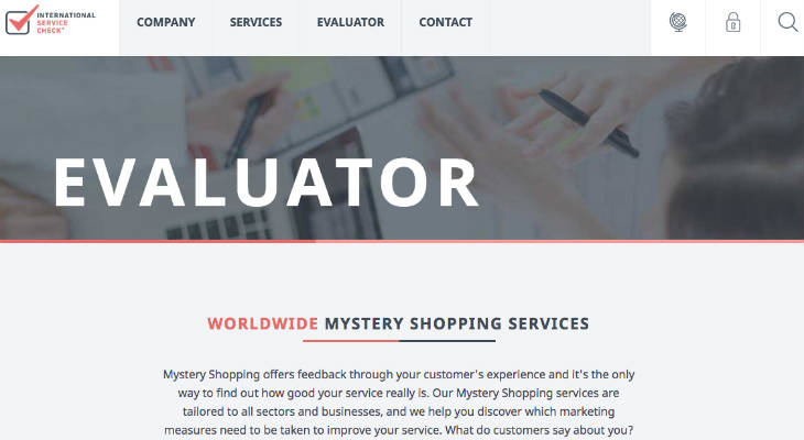 International Service Check screenshot