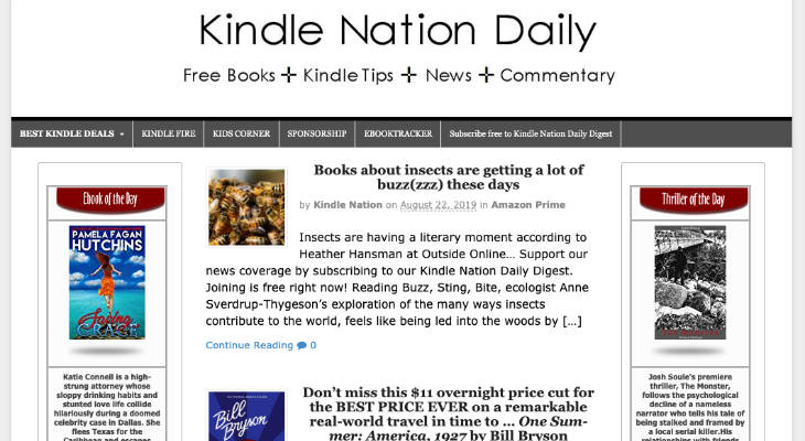 Kindle Nation Daily screenshot