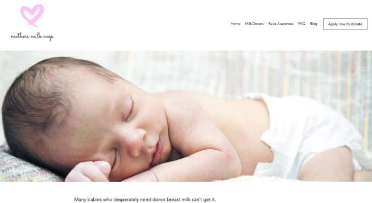 Mothers Milk Cooperative screenshot