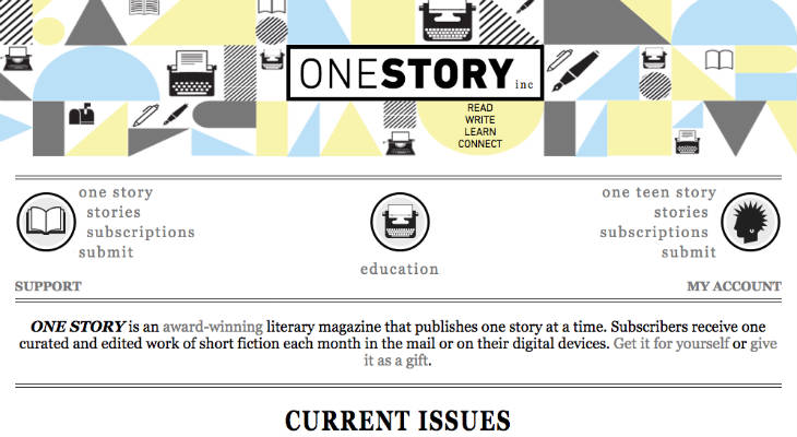 One Story Submissions screenshot