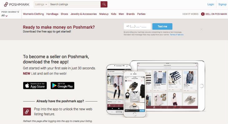 Poshmark screenshot