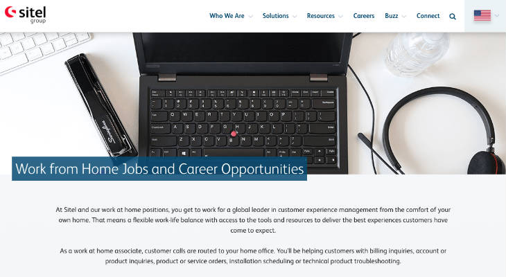 Sitel Work From Home screenshot