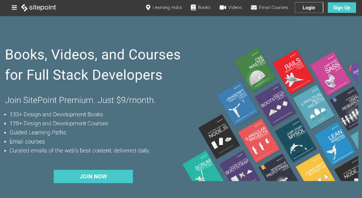 SitePoint screenshot