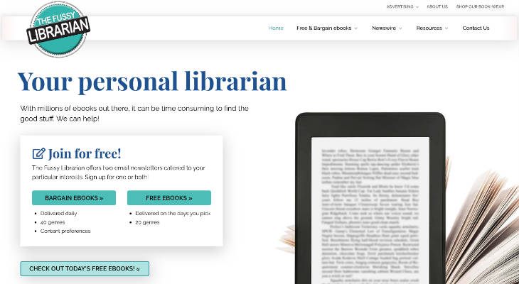 The Fussy Librarian screenshot