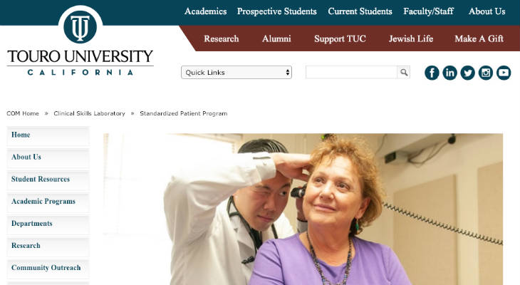Touro University Standardized Patient screenshot