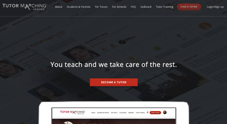 Tutor Matching Service screenshot