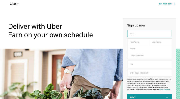 Uber Eats Driver screenshot
