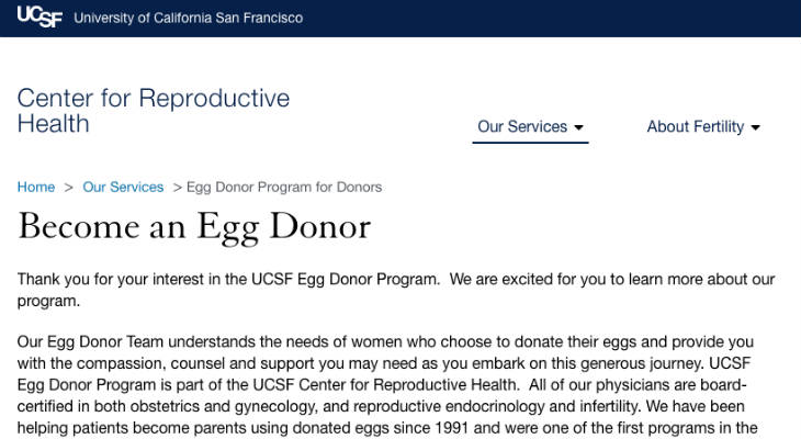 UCSF screenshot